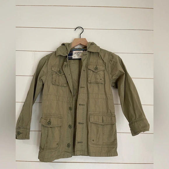 Oshkosh B’gosh Army Green Military Jacket size 8 - Picture 1 of 5
